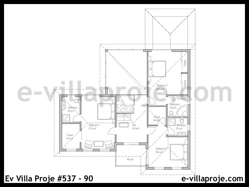 Modell 537-90 — 250 m², 2 Geschosse thumbnail 3