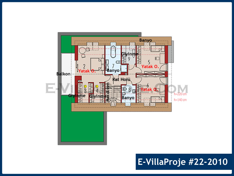Model 22-2010 — 251 m², 2 storeys thumbnail 3