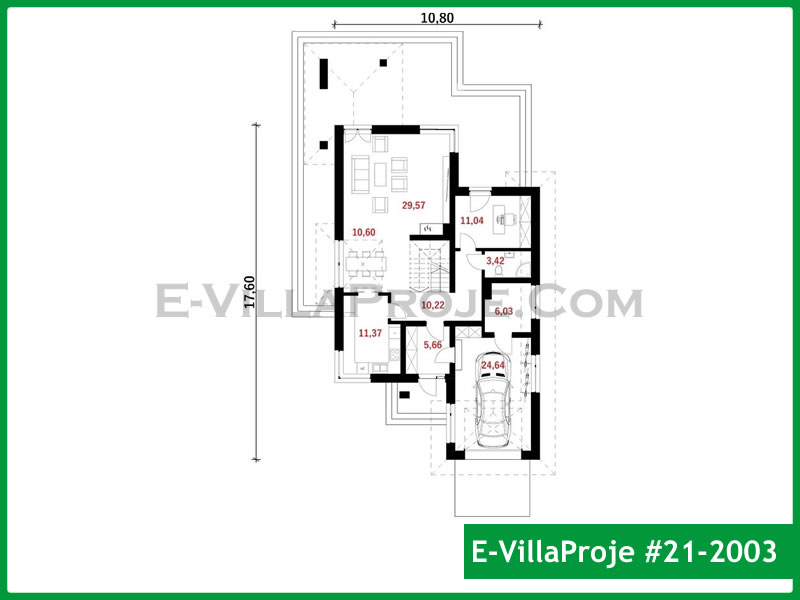 Model 21-2003 — 251 m², 2 storeys thumbnail 2