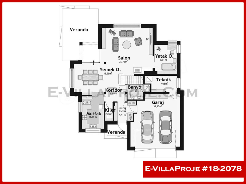 Modell 18-2078 — 252 m², 2 Geschosse thumbnail 2