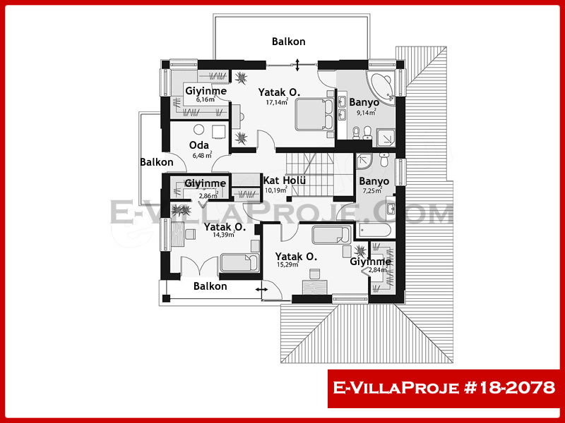 Modell 18-2078 — 252 m², 2 Geschosse thumbnail 3