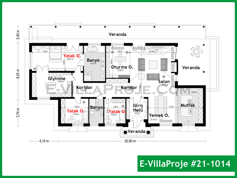 Model 21-1014 — 253 m², 1 Kat thumbnail 2