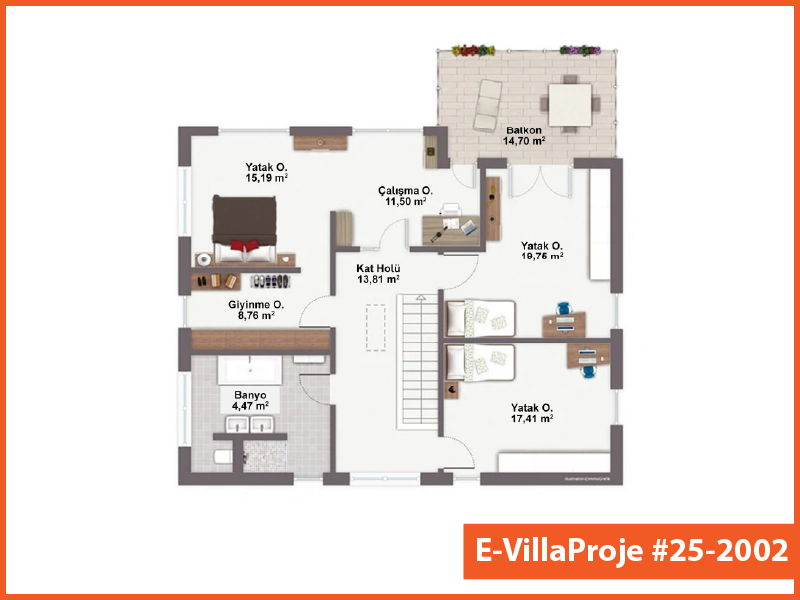 Model 25-2002 — 254 m², 2 kat thumbnail 3