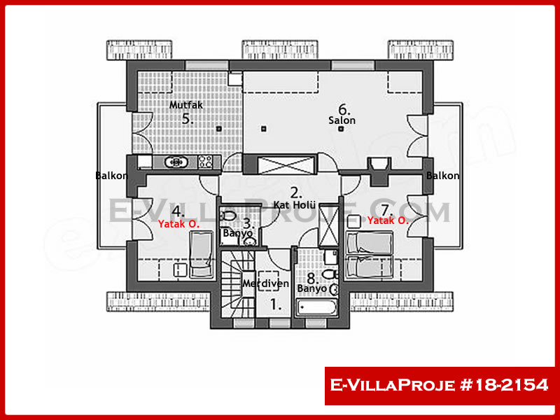 Model 18-2154 — 254 m², 2 storeys thumbnail 3