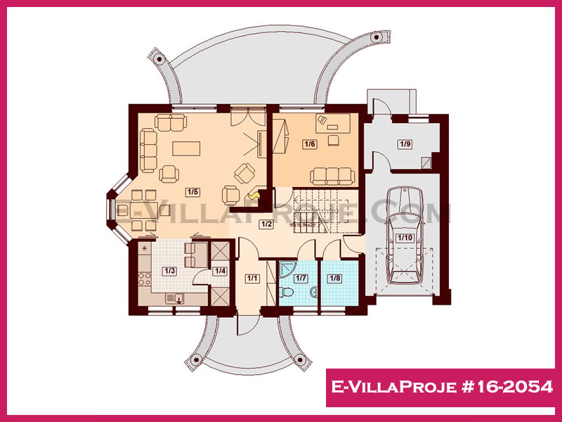 Model 16-2054 — 255 m², 2 Kat thumbnail 2