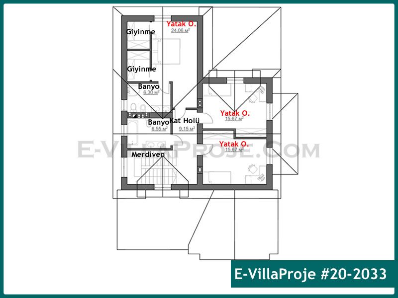 Model 20-2033 — 255 m², 2 Kat thumbnail 3