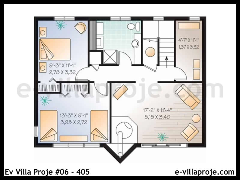Model 06-405 — 255 m², 3 Kat thumbnail 4