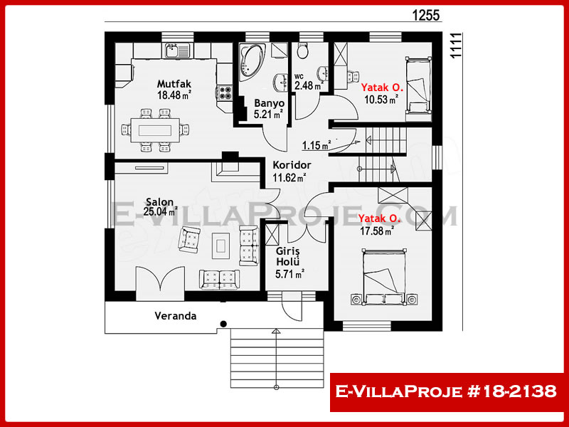 Model 18-2138 — 256 m², 2 storeys thumbnail 2
