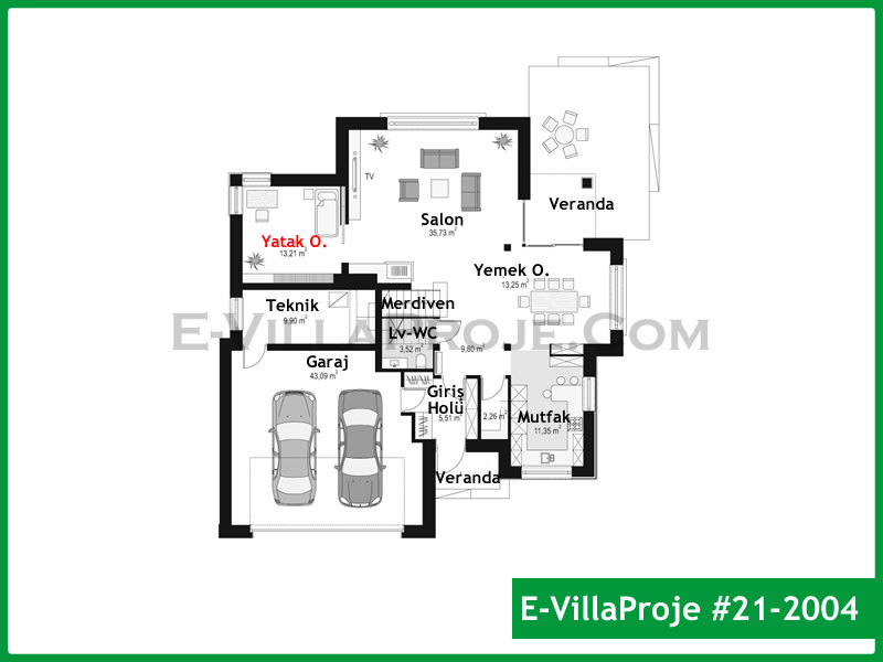 Model 21-2014 — 256 m², 2 Kat thumbnail 2