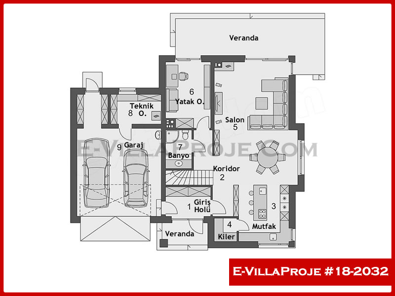 Model 18-2032 — 257 m², 2 Kat thumbnail 2