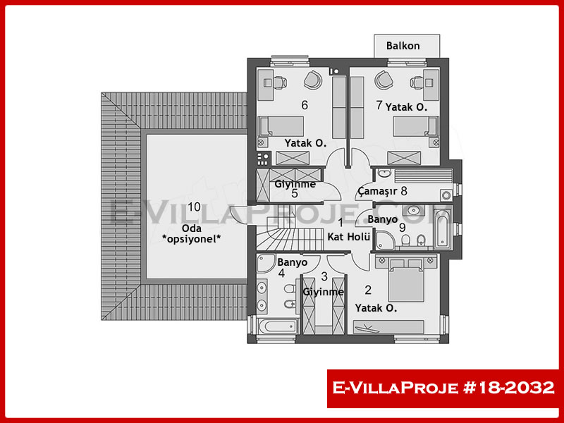Model 18-2032 — 257 m², 2 Kat thumbnail 3