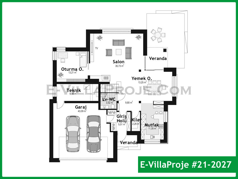 Model 21-2027 — 257 m², 2 Kat thumbnail 2