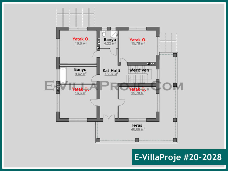 Model 20-2028 — 258 m², 2 storeys thumbnail 3