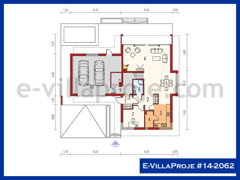 Model 14-2062 — 258 m², 2 Kat thumbnail 2