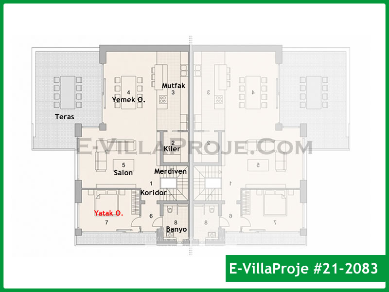 Model 21-2083 — 260 m², 3 Kat thumbnail 2