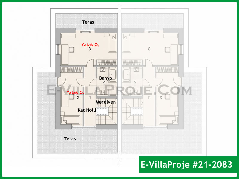Model 21-2083 — 260 m², 3 Kat thumbnail 3