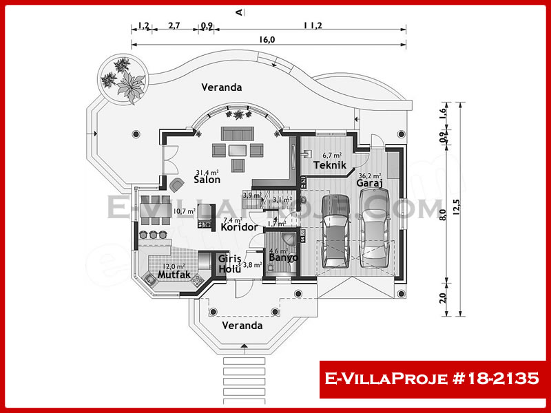 Modell 18-2135 — 261 m², 2 Geschosse thumbnail 2