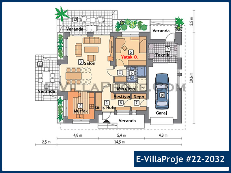 Model 22-2032 — 263 m², 2 Kat thumbnail 2