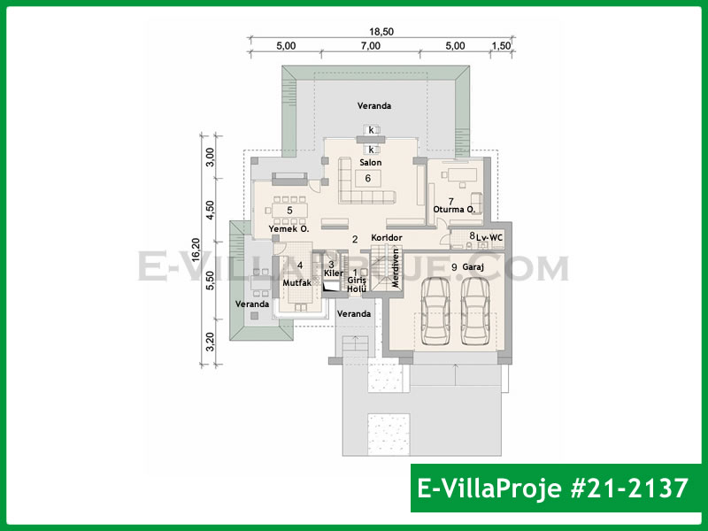Model 21-2137 — 264 m², 2 storeys thumbnail 2