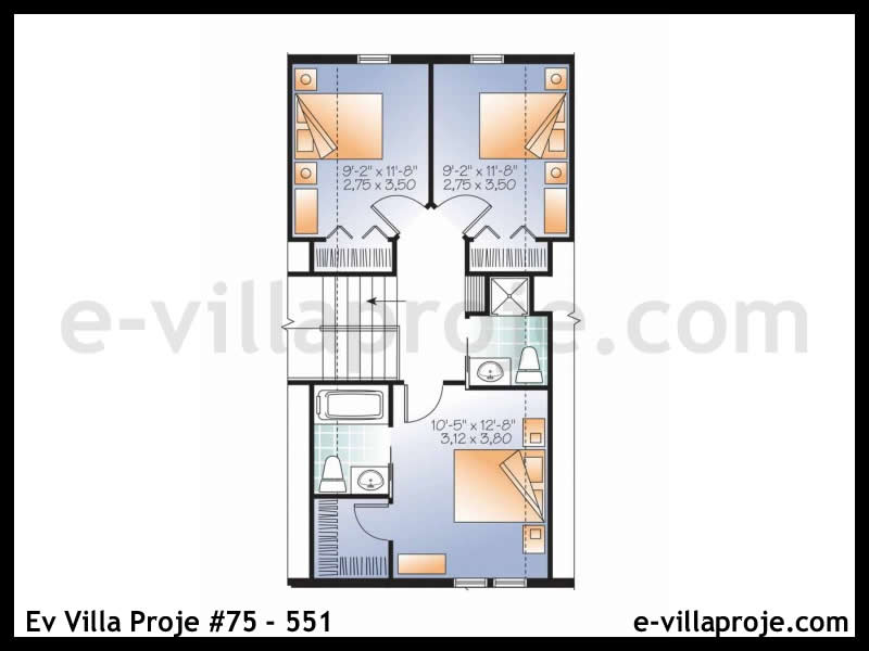 Model 75-551 — 264 m², 3 Kat thumbnail 3