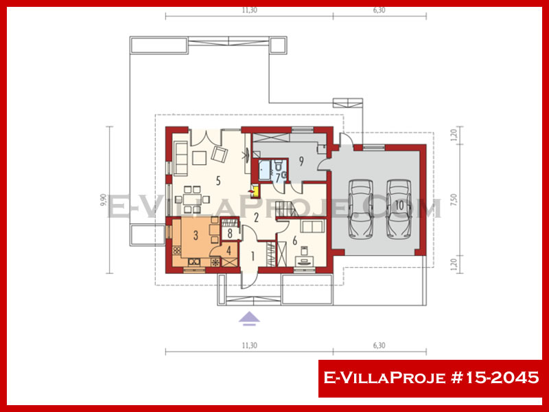 Model 15-2045 — 265 m², 1 Kat thumbnail 2
