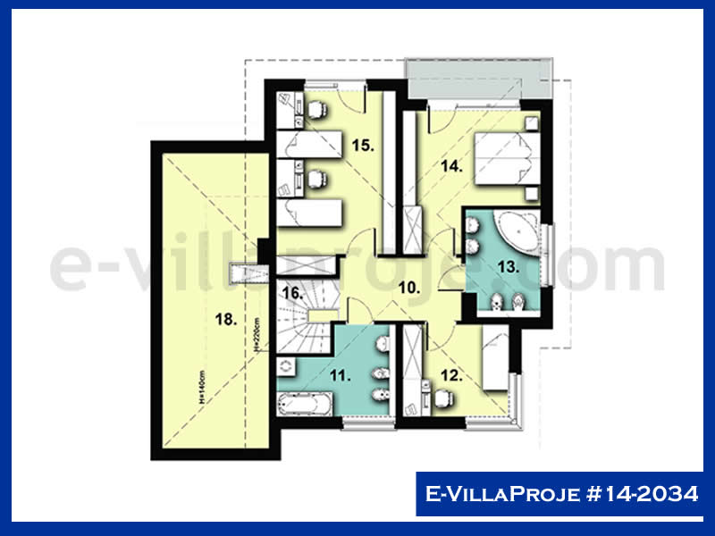 Modell 14-2034 — 266 m², 2 Geschosse thumbnail 3