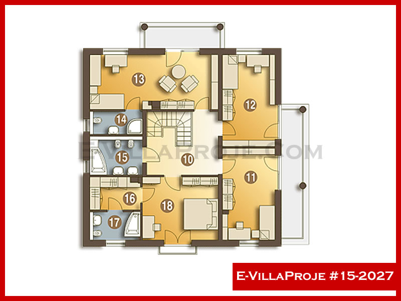 Modell 15-2027 — 266 m², 2 Geschosse thumbnail 3