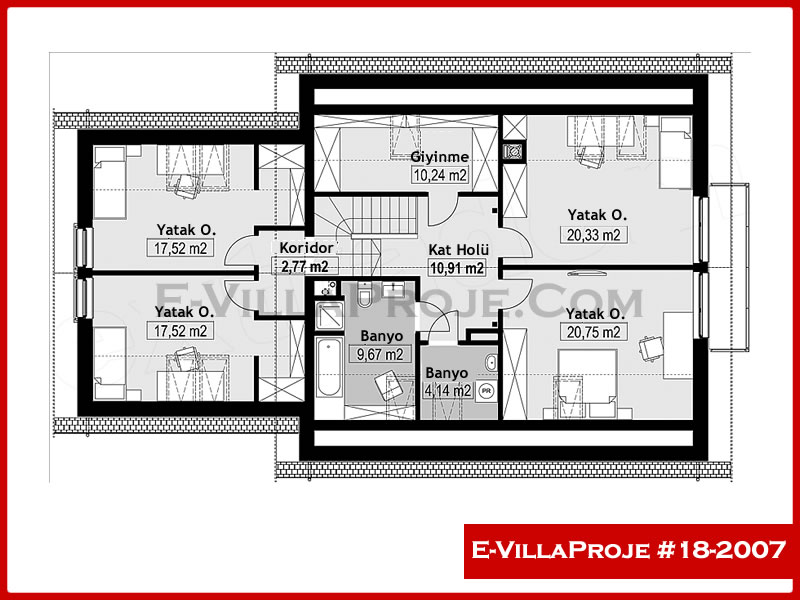 Model 18-2007 — 266 m², 2 storeys thumbnail 3