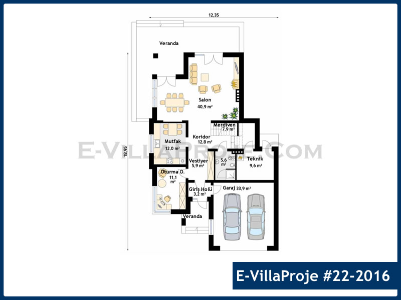 Model 22-2016 — 267 m², 2 storeys thumbnail 2