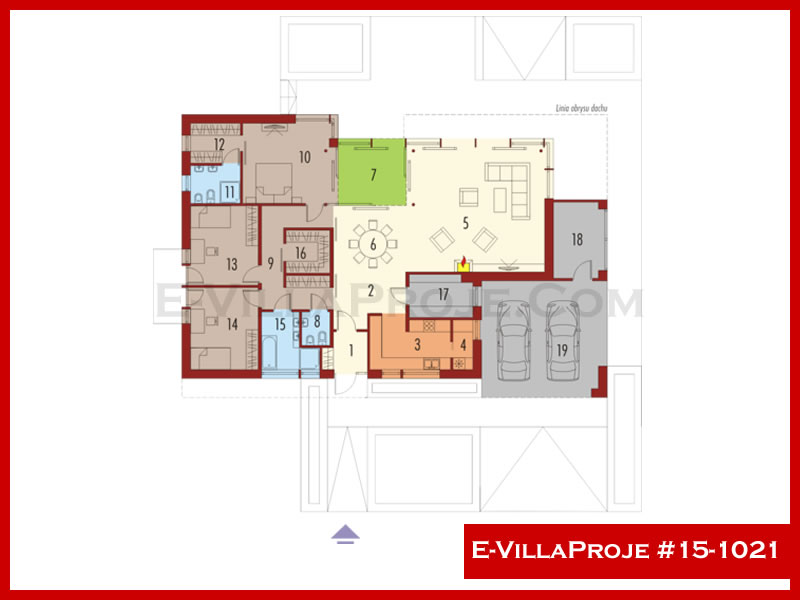 Modell 15-1021 — 267 m², 1 Geschoss thumbnail 2