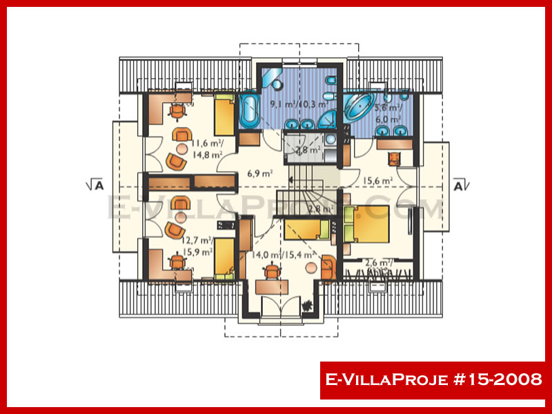 Model 15-2008 — 270 m², 2 Kat thumbnail 3