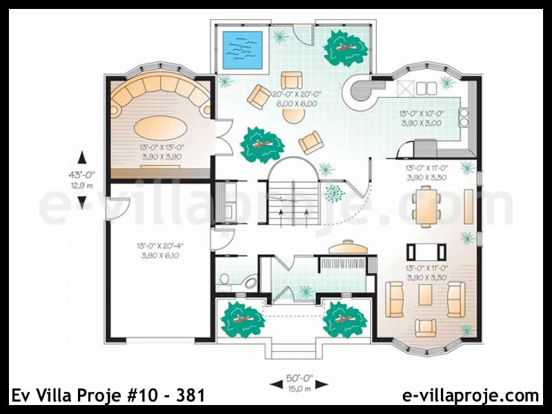 Modell 10-381 — 271 m², 2 Geschosse thumbnail 2