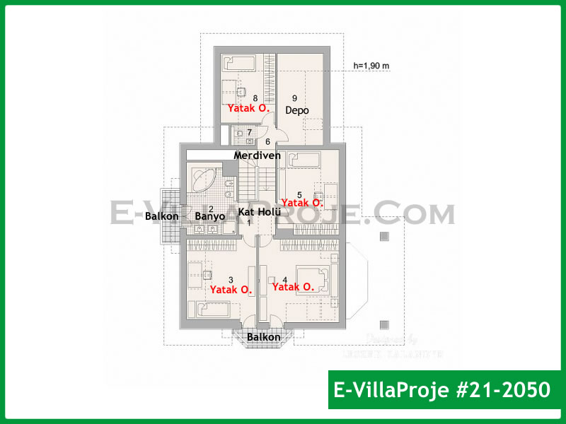 Model 21-2050 — 273 m², 2 Kat thumbnail 3