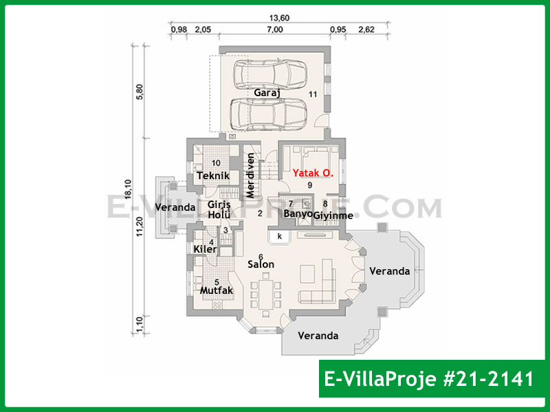 Model 21-2141 — 274 m², 2 Kat thumbnail 2