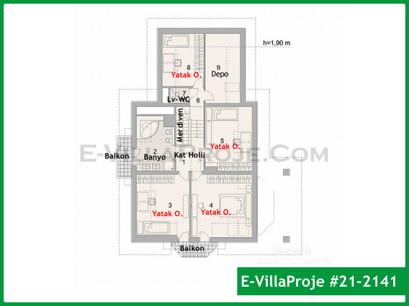 Model 21-2141 — 274 m², 2 Kat thumbnail 3
