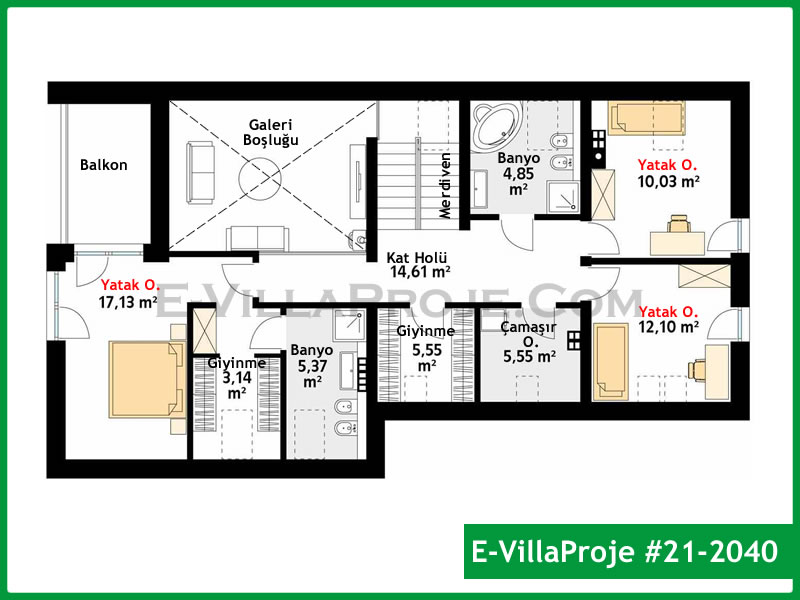 Model 21-2040 — 275 m², 2 Kat thumbnail 3
