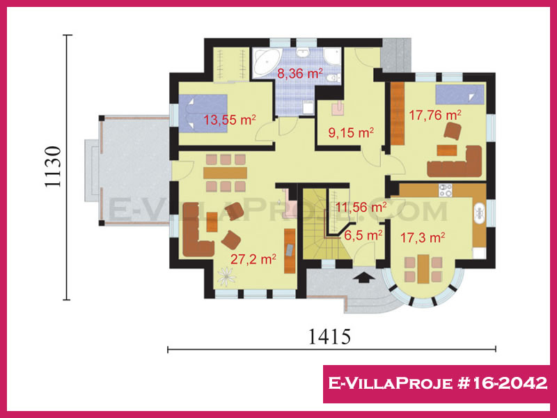 Model 16-2042 — 277 m², 2 Kat thumbnail 2