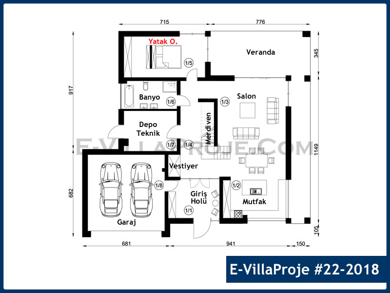 Model 22-2018 — 277 m², 2 Kat thumbnail 2
