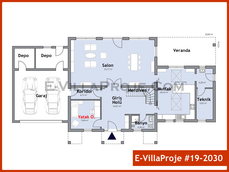 Modell 19-2030 — 279 m², 2 Geschosse thumbnail 2