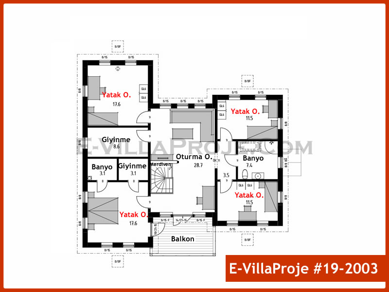 Model 19-2003 — 280 m², 2 Kat thumbnail 3