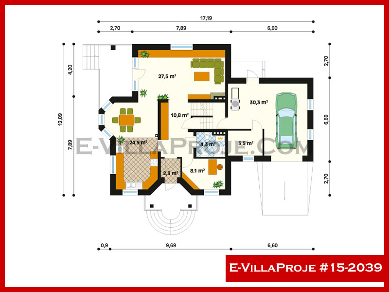 Modell 15-2039 — 280 m², 2 Geschosse thumbnail 2