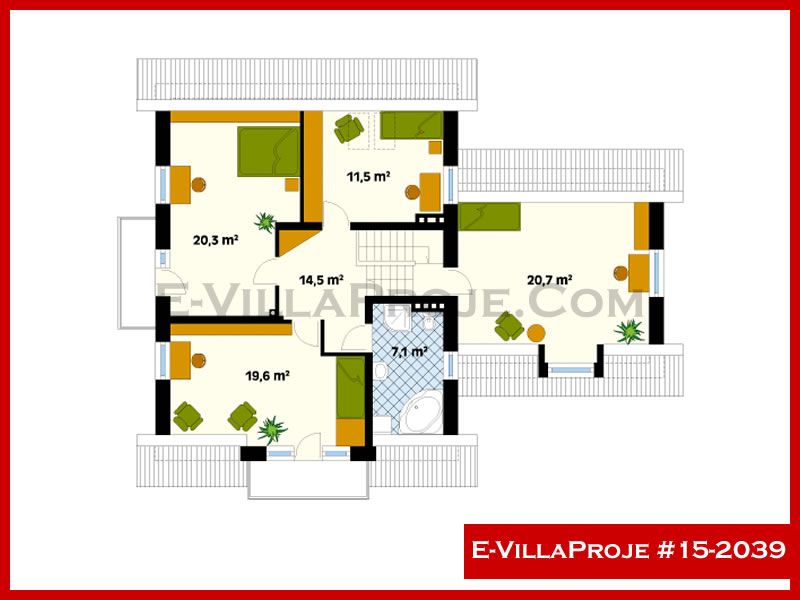 Modell 15-2039 — 280 m², 2 Geschosse thumbnail 3