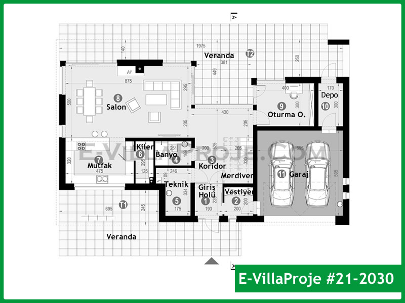 Model 21-2030 — 281 m², 2 Kat thumbnail 2
