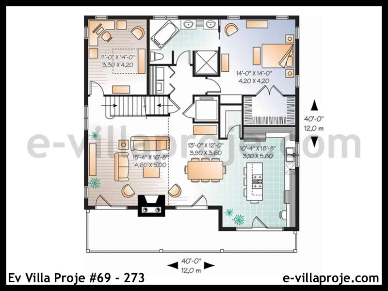 Model 69-273 — 285 m², 3 Kat thumbnail 2