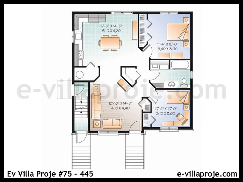 Model 75-445 — 286 m², 3 Kat thumbnail 2