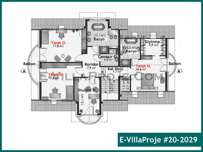 Model 20-2029 — 290 m², 2 Kat thumbnail 3