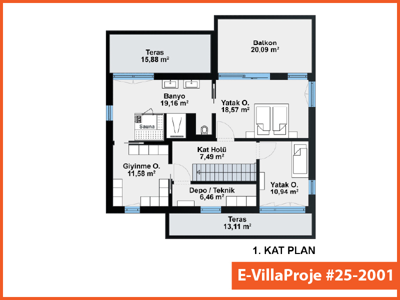 Model 25-2001 — 298 m², 2 kat thumbnail 3