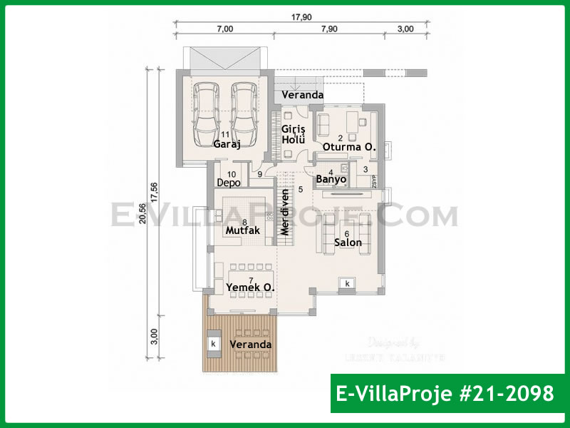 Model 21-2098 — 299 m², 2 Kat thumbnail 2