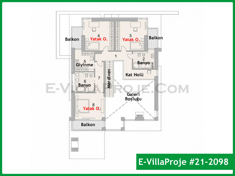 Model 21-2098 — 299 m², 2 Kat thumbnail 3