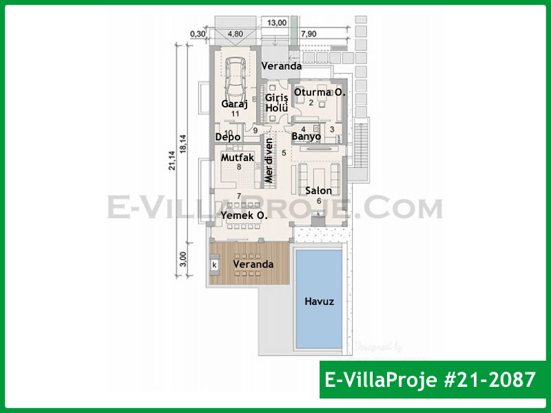 Model 21-2087 — 300 m², 2 Kat thumbnail 2
